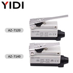 YIDI Waterproof Micro Limit Switch 10A 250V Roller Lever Arm AZ-7312 AZ-7311 AZ-7121 Horizontal Type