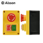 YH02A D-2 120V/250V 16A Electromagnetic Push Button Switch Emergency stop Switches for Electric Tools and Machine Tool Equipment