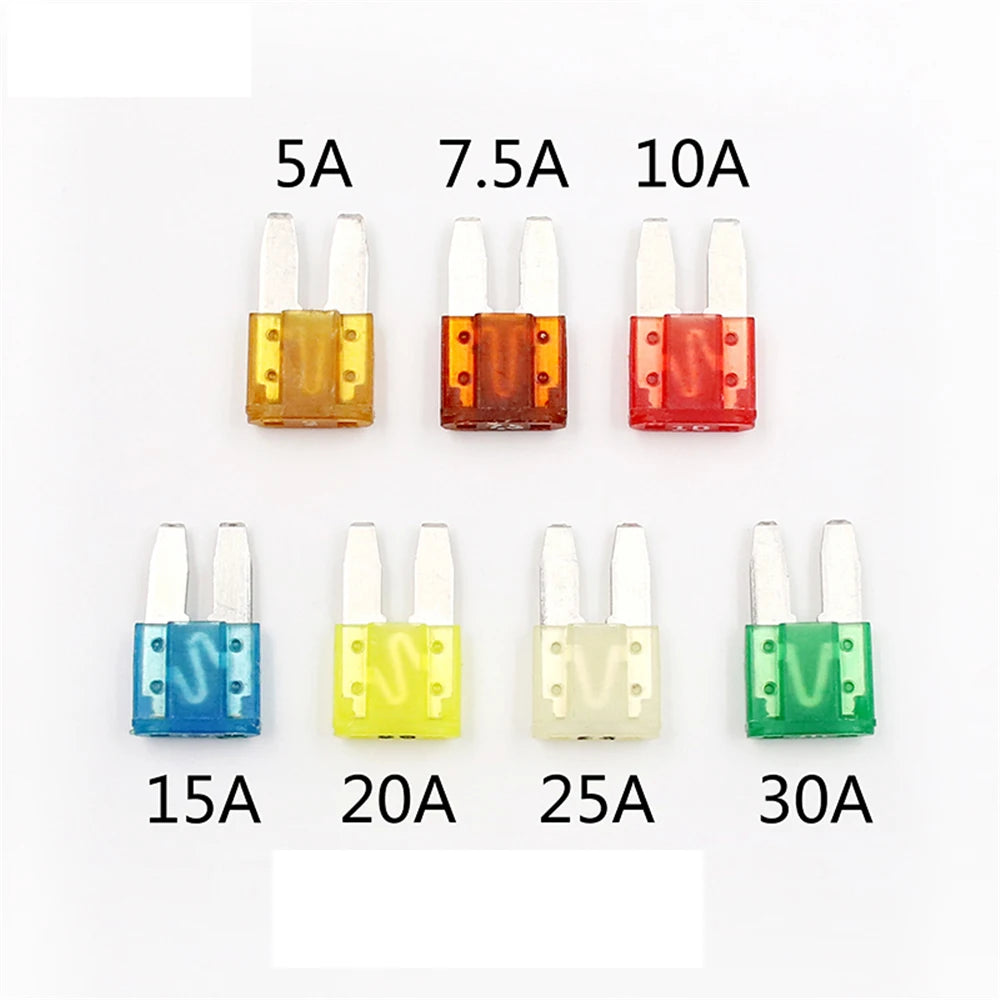 BEECHIP 12V Fuse Holder Add-a-circuit TAP Adapter Micro2 Mini Small Standard ATM APM Blade Auto Fuse  with 10A Blade Car Fuse
