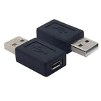 1pc Micro USB Female to USB Type A Male Adapter