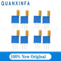 5PCS 3296W multi-turn adjustable potentiometer 100R200R1K2K5K10K20K50K100K200K500K1M Metal Shaft Long Handle