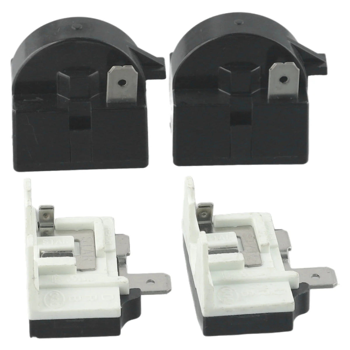 1pc Refrigerator Starter Overload Protector For Refrigerator PTC Start Relay 1/2 Pin 15 Ohm + 1/6H Compressor Overload Protector
