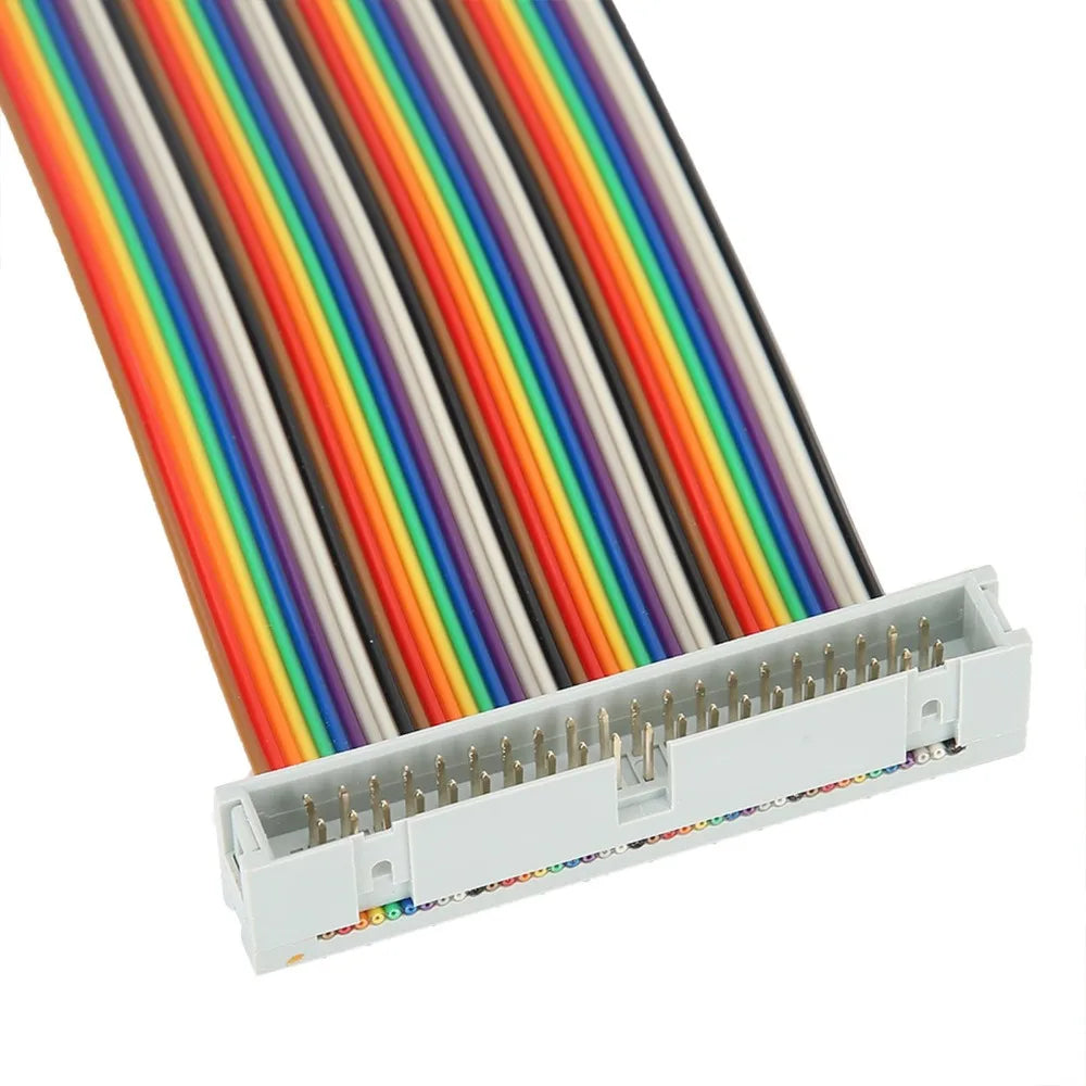 practical 40-Pin GPIO Cable Male to Female 20cm Jumper Ribbon Cables Extension Cable for Raspberry Pi