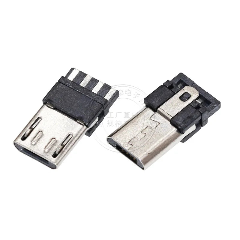 20pcs Micro USB 2.0 Male 2p/4p/5Pin USB Connectors USB Connector Port Jack Tail Sockect Plug Terminal