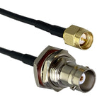 RG174 BNC to BNC SMA Male plug & Female jack Straight & Right Angle RF Jumper pigtail Cable 4inch~10FT