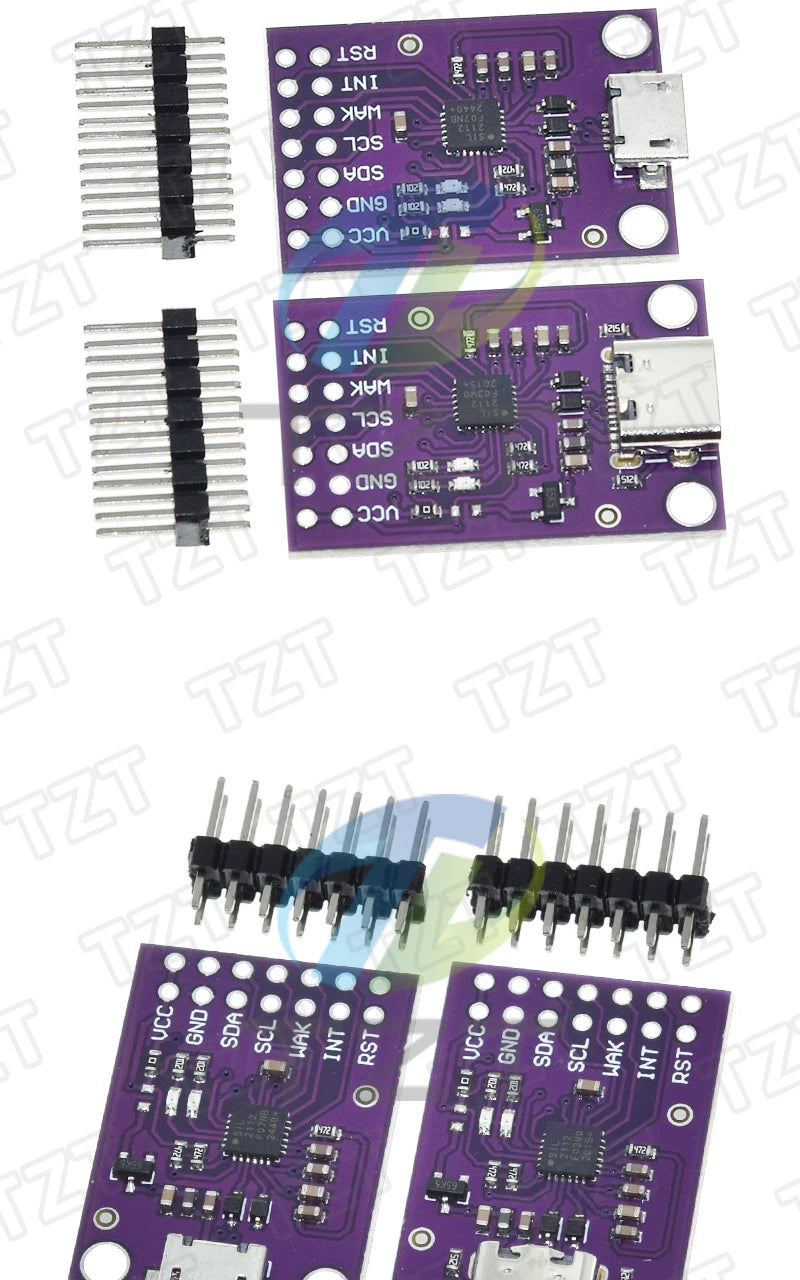 GREATZT 1/3PCS CP2112 Micro/Type-c Debug Board USB To I2C Module For Arduino