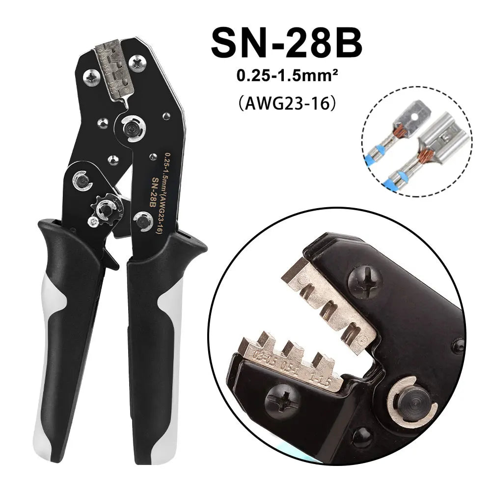 SN-28B Crimping Pliers Set XH2.54 SM Plug Spring Clamp Pliers For JST ZH1.5 2.0PH 2.5XH EH SM Servo Connectors Crimper Tool Kit
