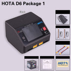 HOTA D6 DC650W 15A Dual Smart Charger Maximum current 1600mA Built-in Micro USB for 1-6S Lipo LiHV/NiZn/Nicd/NiMH Battery