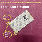 1PCS AWM 20706/20861 Flexible Flat Cable, Gold-Plated FFC FPC 0.5mm Pitch 40-96Pin 105C 60V VW-1 Ribbon Cable