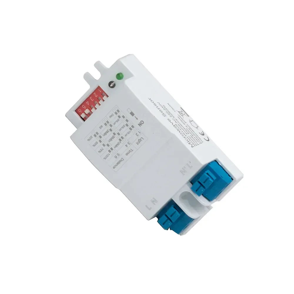 AC 220V-240V 5.8GHz Radar Dialing Sensor 360 Degrees Microwave Induction Switch Human Body Motion For Corridor Courtyard Garage