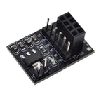 New Socket Adapter plate Board for 8Pin NRF24L01 Wireless Transceive module 51