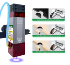 LASER TREE 10W 5W 4W Laser Module, 450nm TTL Blue Light Laser Head for Laser Engraving Wood DIY Creation Tool