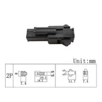 10/20Sets JST SM 2.54mm Pitch 2 Pin Male Female Plug Plastic Housing and Metal Crimping Terminal Connector