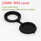 ELEWIND 22mm USB Connector Socket Economy Cheaper Plastic Type USB2.0 Socket Female B to Female A