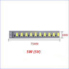 1PCS DC3V-5V Dimmable 5730 SMD LED Lamp 1W 2W 3W 4W 5W 10W LED Light Beads White Warm White With Light Adjust Switch.