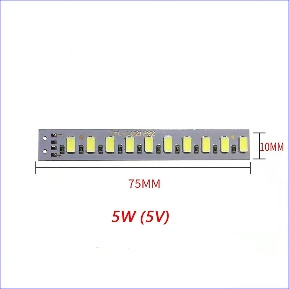 1PCS DC3V-5V Dimmable 5730 SMD LED Lamp 1W 2W 3W 4W 5W 10W LED Light Beads White Warm White With Light Adjust Switch.