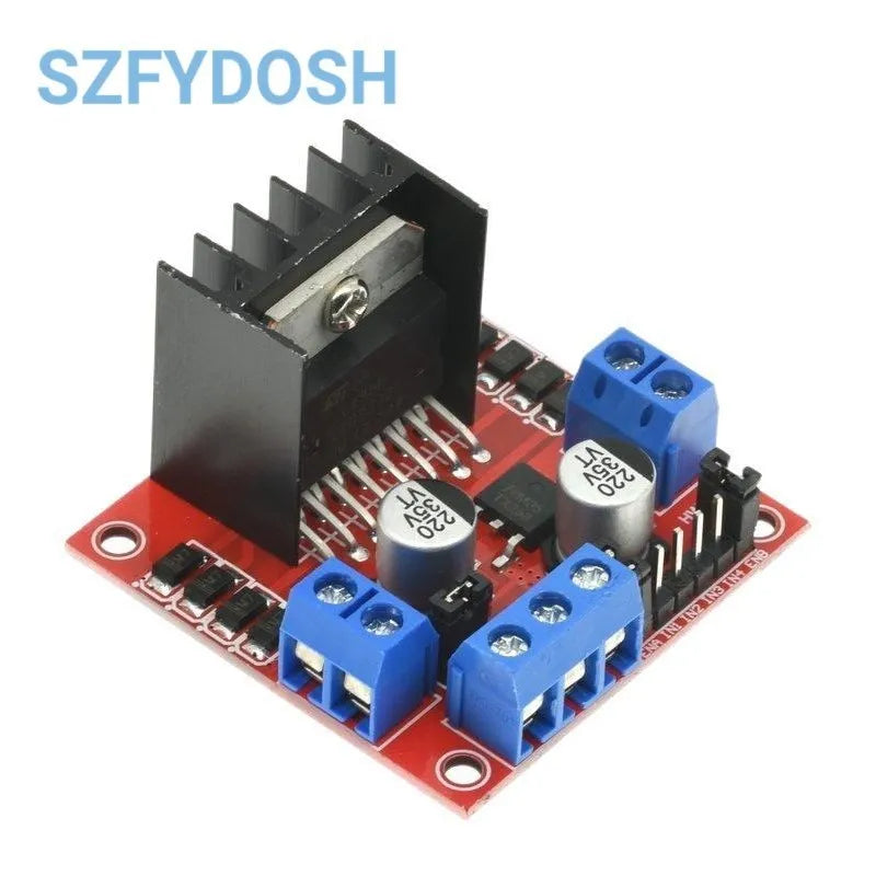 L298N Driver Board Module L298N Stepper Motor Smart Car Robot Breadboard Peltier High Power L298 DC Motor Driver