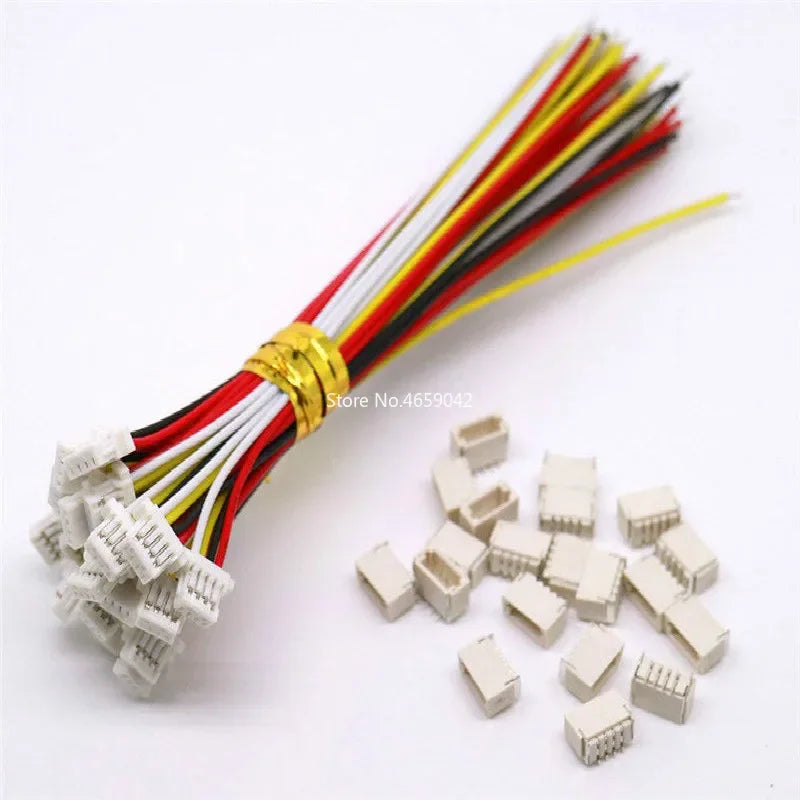5 Sets Mini Micro Jst SH 1.0mm 2Pin 3/4/5/6/7/8/9/10P JST Connector with Wires Cable