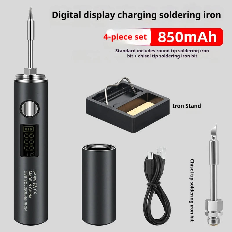 Canoyu radio soldering iron usb charging intelligent digital display portable household repair soldering iron welding pen