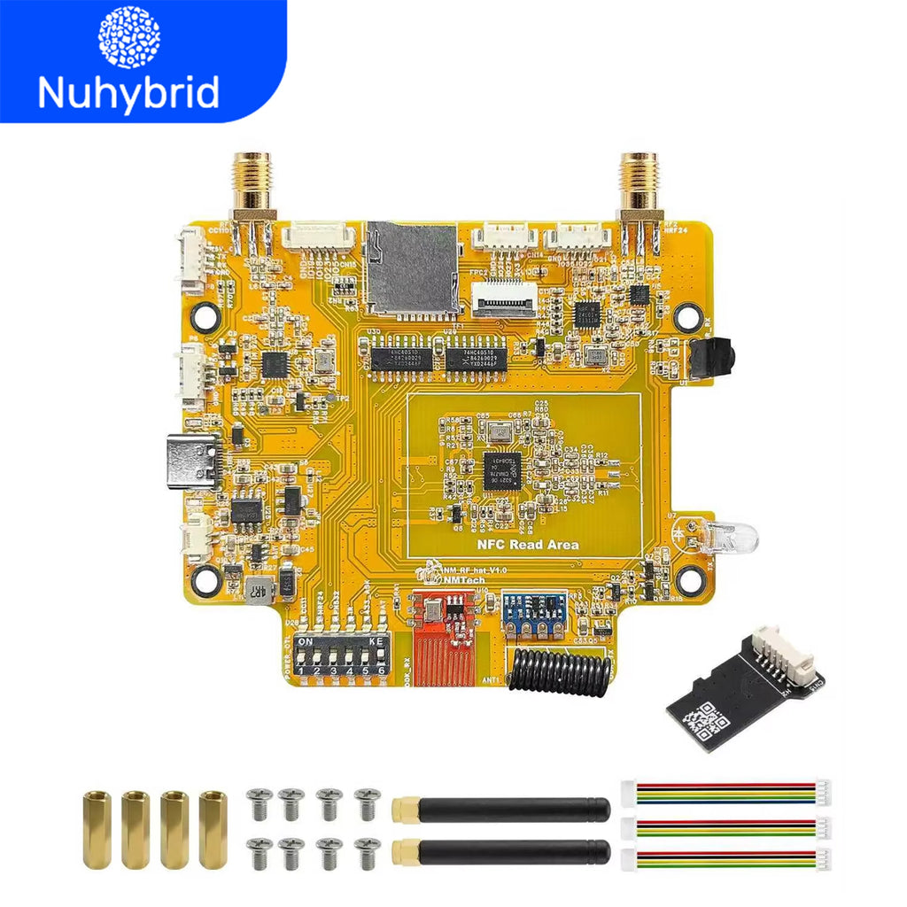 NM-RF-Hat Companion Hat Bruce CC1101 nRF24 PN532 IR TX/RX 433M OOK Power Mgmt TF Slot Multi-Band RF With GPS for ESP32-2432S028