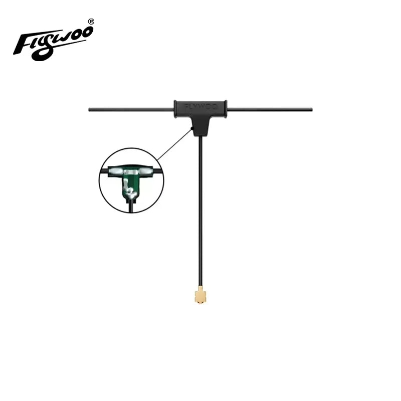 Flywoo ELRS 2.4g Minimortal PCB T Antenna UFL Minimortal T Antenna 40mm/60mm/100mm IPEX/IPX for ExpressLRS RX24T SuperD ELRS