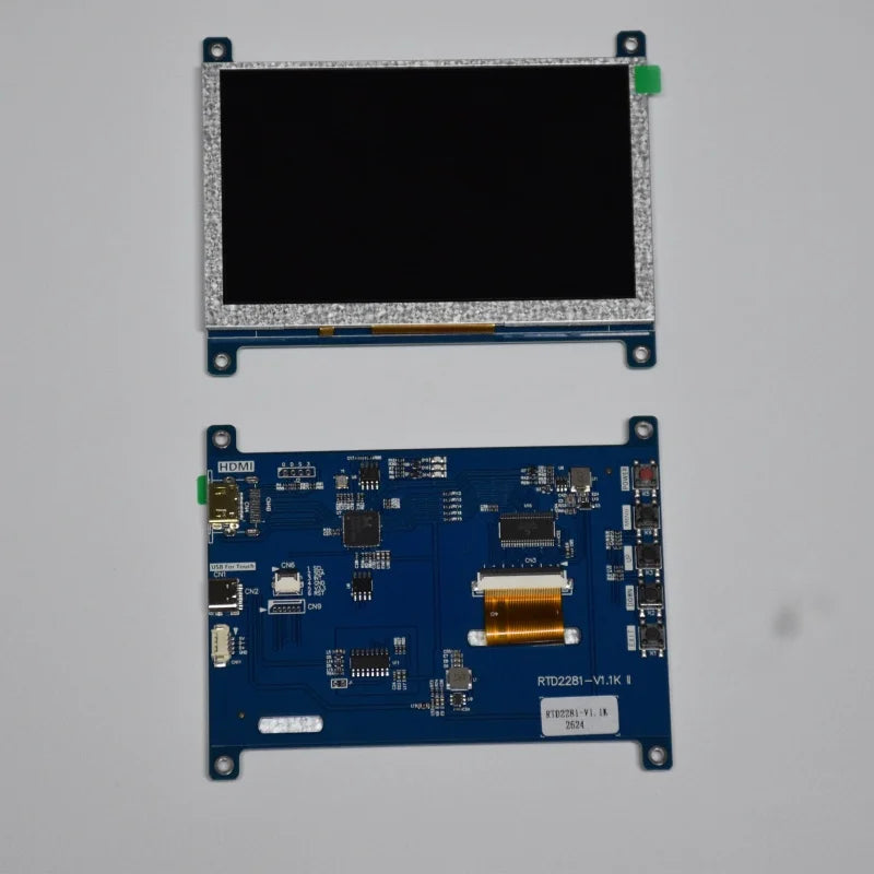 5 Inch IPS LCD HDMI 800 x 480 Capacitive Touch Screen LCD Display, Suitable For Sony PS4/Raspberry Pi/PC