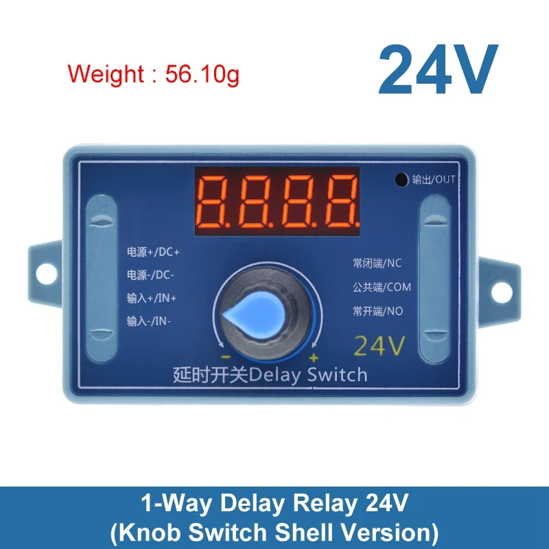 DC 5V 12V 24V 10A Adjustable Time Delay Relay Module 32 Modes LED Digital Timming Trigger Timer Control Switch Pulse Cycle
