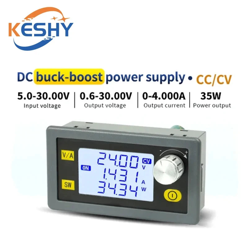 DC DC Buck Boost Converter 5.0~30V To 0.6~30V Adjustable Regulated Laboratory Power Supply CC CV 0~4.0A 6V 12V 24V Power Module