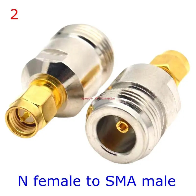 L16 N Male Female To Sma Male Female Straight Connector SMA To N Male Female Test Converter Brass Nickel Plated Free Shiping