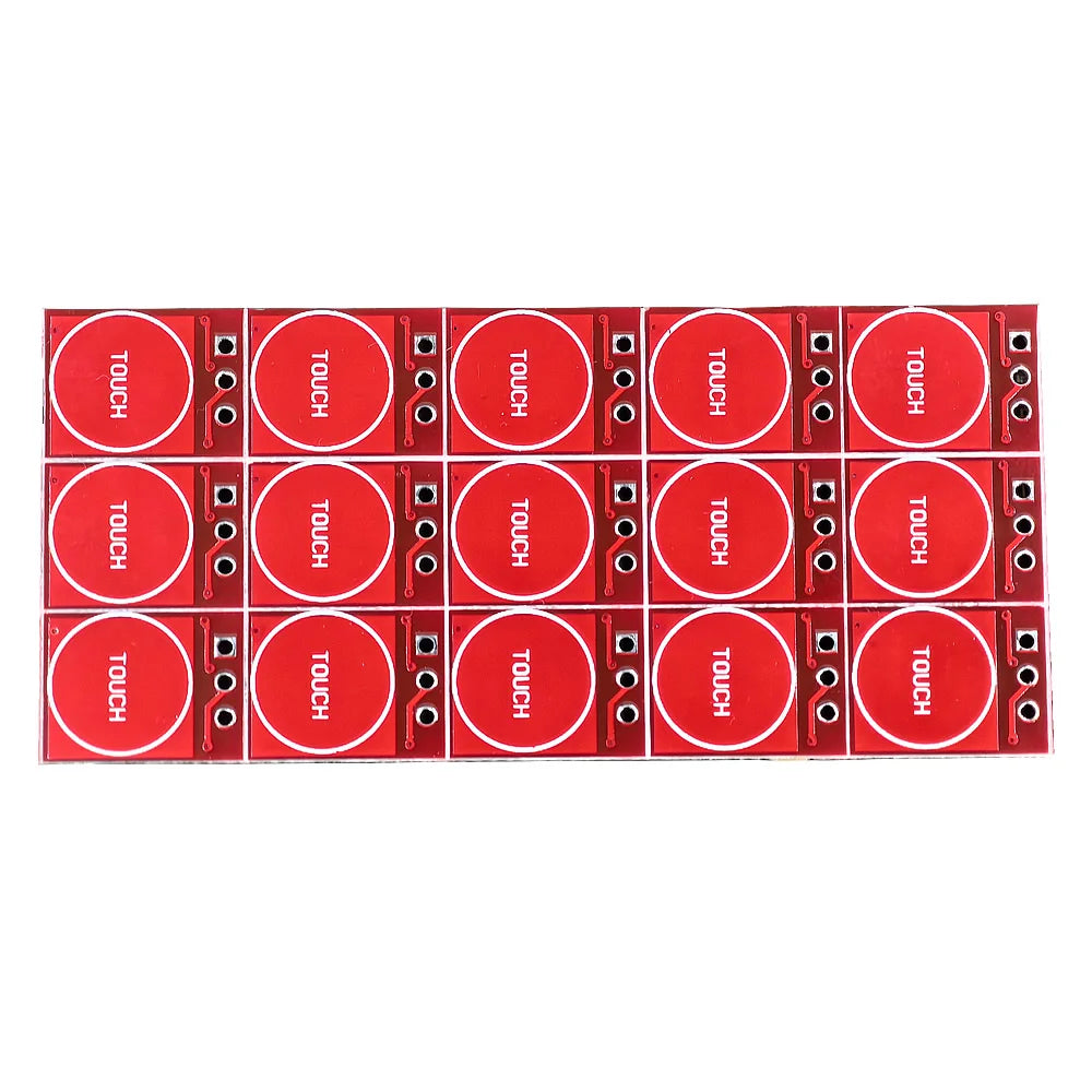 TTP223 Touch Key Capacitive Switch Button Module Capacitor Type Self-Locking/No-Locking Single Channel Reconstruction for Arduin