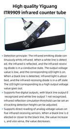 5-way Black And White Line Identification Sensor Module Tracking Intelligent Car Infrared Sensor Tcrt5000