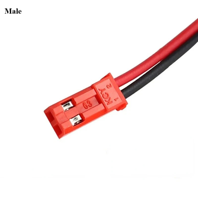 10/20pcs 2 Pin 2.54mm Plug Connector Male Female Plug Connector Cable Wire 10/15/20/30/50cm 22AWG for RC Toys Battery LED Lam