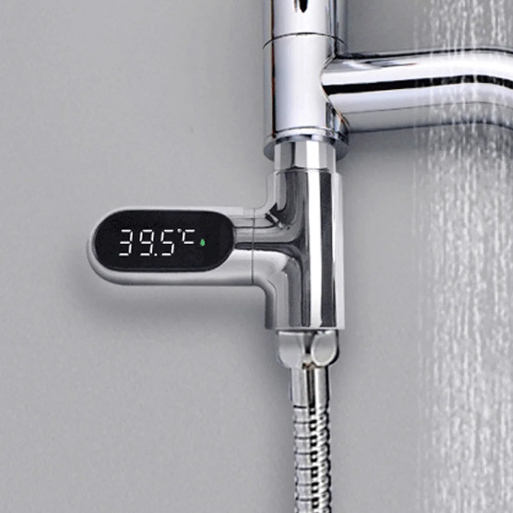 Universal Shower Head Hot Tub Water Temperature Monitor Electricity LED Display Bathing Temperature Meter Bathroom Accessories