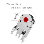 Kailh Decoder 5/7/8/9/10/11mm Red Core Rotary Mouse Scroll Wheel Encoder 1.74mm hole for PC Mouse alps encoder