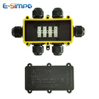 6Way 1IN5Out IP68 Underwater Power Cord Junction Box 4-11mm LED Pool Lamp External Outdoor Light Wire Cable Waterproof Connector