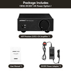 AIYIMA A07 Premium TPA3255 Power Amplifier 300Wx2 Class D Stereo 2.0 Digital Audio Amp HiFi Sound Amplifiers Home Speaker