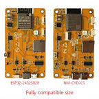 The NM-RF-Hat Companion Hat, Multi-Band RF for ESP32-2432S028 Bruce CYD CC1101 NRF24 PN532 IR TX/RX 433M OOK Power Mgmt TF Slot