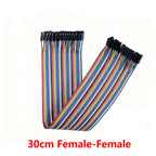 40PCS Jumper Wire DuPont Line DuPont Cable Connection male to male+female to female and male to female for Arduino DIY KIT