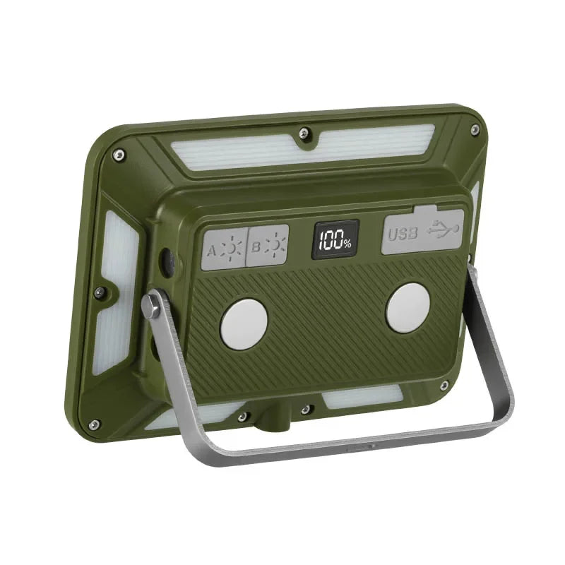 Outdoor Camping Light Super Bright Camping Floodlight Magnetic Rechargeable Led Work Light