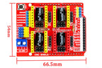 CNC Shield V3 Engraving Machine 3D Printe+ 4pcs DRV8825 Or A4988 Driver Expansion Board For Arduino + UNO R3 With USB Cable