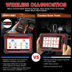 LAUNCH X431 CRP919E BT Car Diagnostic Tools CAN FD DOIP ALL Systems ECU Coding Bi-directional 35 Resets DBScar VII Auto Scanner