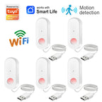 WiFi Human Motion Sensor PIR Infrared Detector Works With Tuya Smart Life APP Home Security Anti-theft Devices Support Alexa