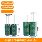 JCCON 6.3v 10v 25v 35v 50v 63v 100v 400v 450v 1uf 47uf 220uf 330uf 470uf 1000uf 1500uf 3300uf LOW ESR DIP Electrolytic capacitor