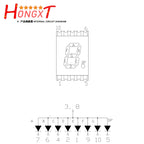 (20PCS)0.2 inches 7 Segment SMD LED Display Nixie tube RED GREEN BLUE WHITE 1 Bit Digital Tube Plastic Metal digital display