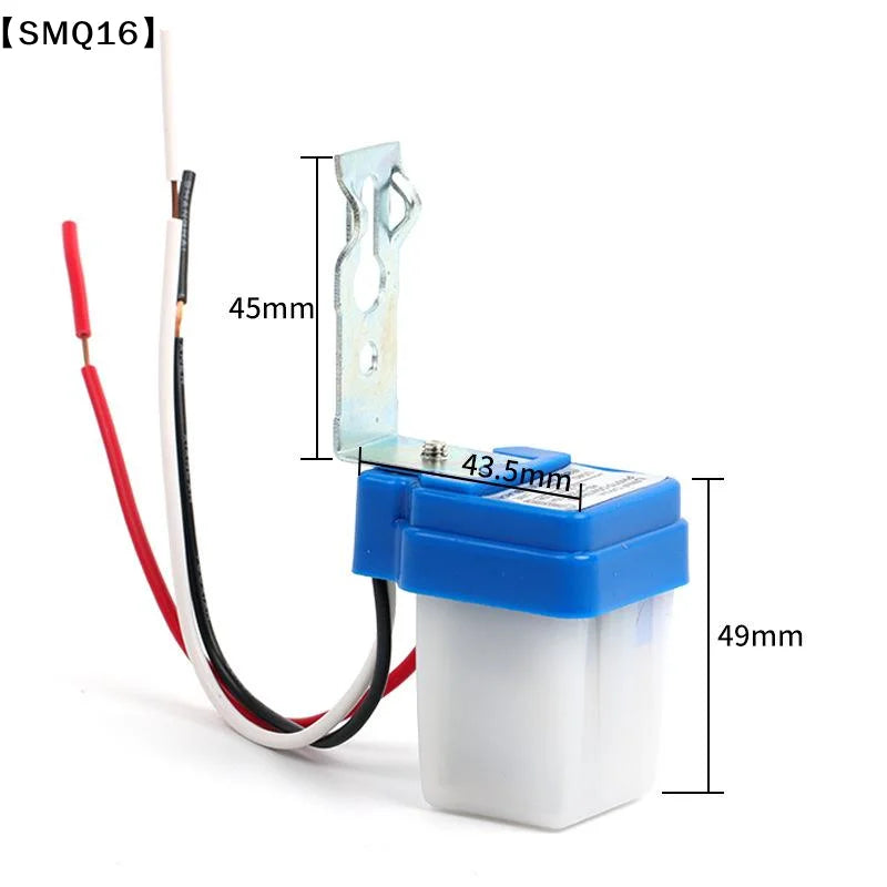 1Pcs Auto On/Off Photocell Street Light Switch Waterproof Photo Control Sensor Switch AC220V 10A Automatic Switch【SMQ】