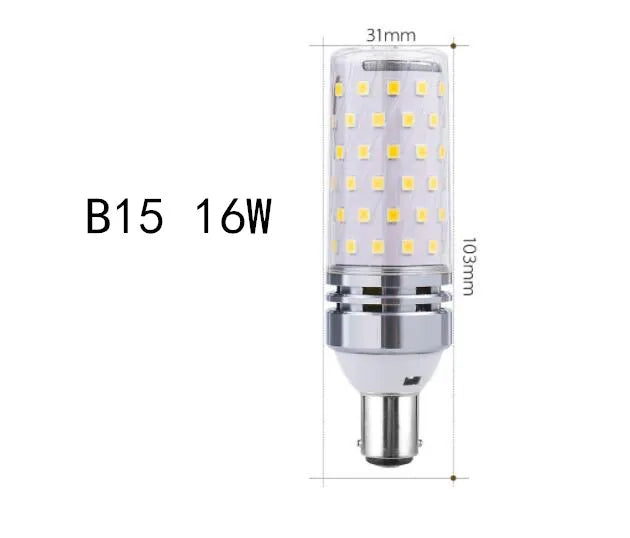 E27 B15 B22 E17 12W 16W 25W 40W LED Corn Light Bulb SMD2835 LED Bulb 110V-220V LEDs Candle Light Spotlight