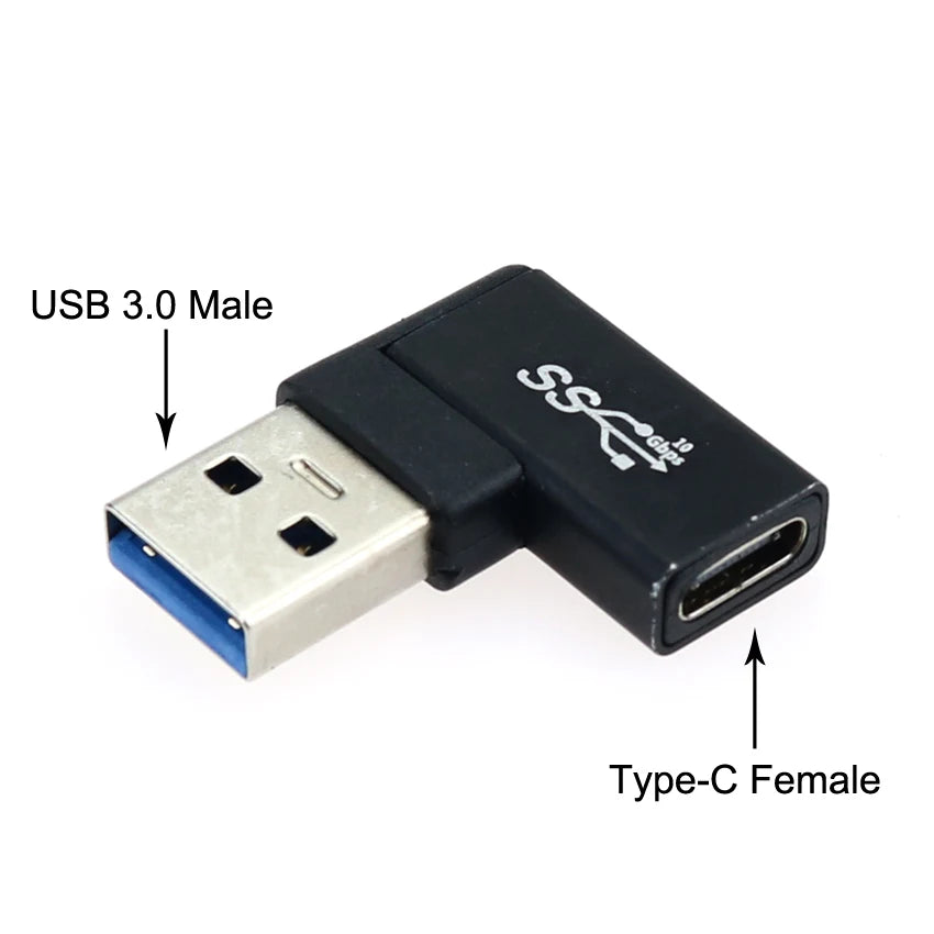 YuXi USB 3.0 Connector To Type C Male Female Adapter OTG USB Converter For SSD HDD Cable Extender USB3.0 Extension Plug