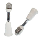 1pc E27 to E27, B22 to E27 Extender Screw E26 Bulb Holder Adapter Rotatable Bendable CFL LED Light Socket Converter