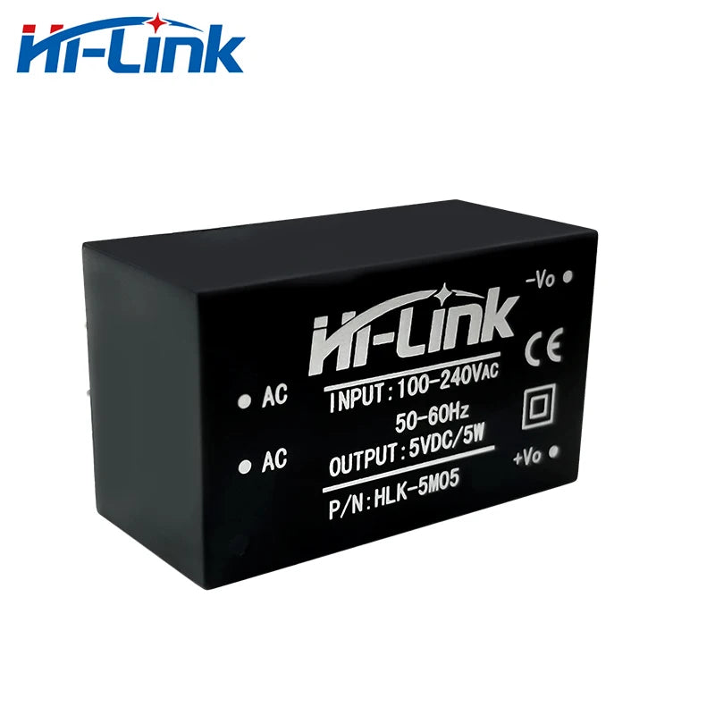 15pcs Free Shipping HLK-5M05 5M03 5M12 5M09 5M24 5W AC DC Buck Step Down Isolated Power Supply Module 220V to 5V/3.3V/12V/9V/24V