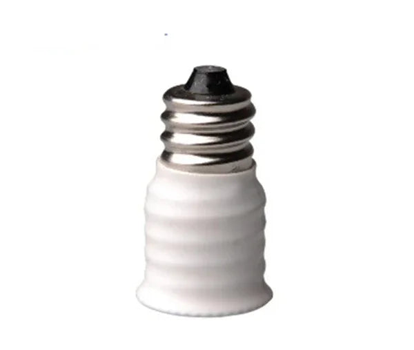 6pcs E12 To E14 Lamp Holder Converter US Standard To EU Candelabra LED Chandelier Mini Screw Light Socket Adapter Adaptor
